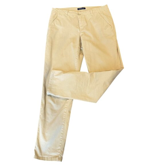 Bandolino Michele Straight Leg Chino Sz 4 Khaki Beige Pants #247K - Picture 2 of 7